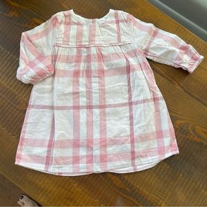 Dress 6/9 months long sleeves pink Burberry